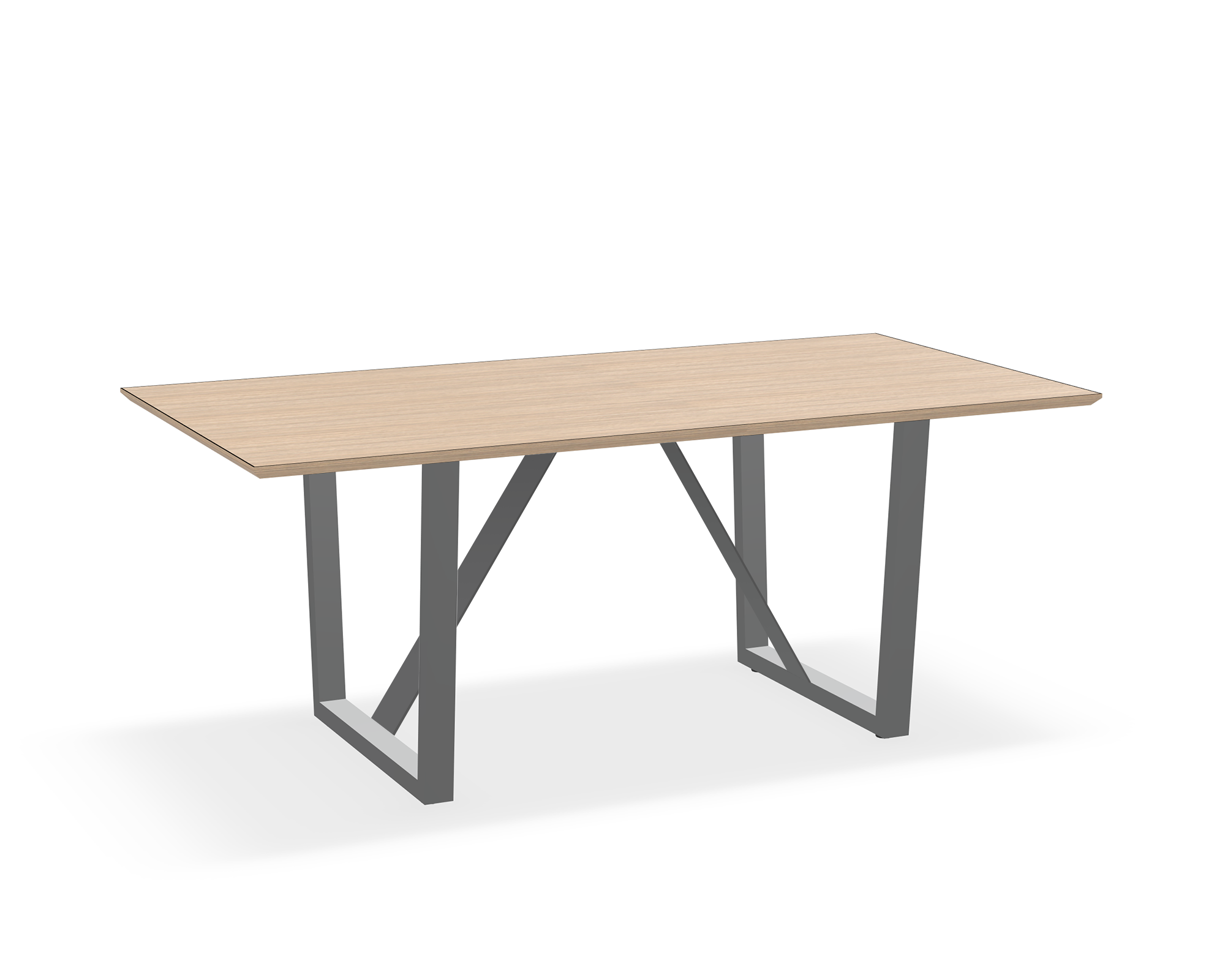 THREE60 Conference Table – Sleigh Leg