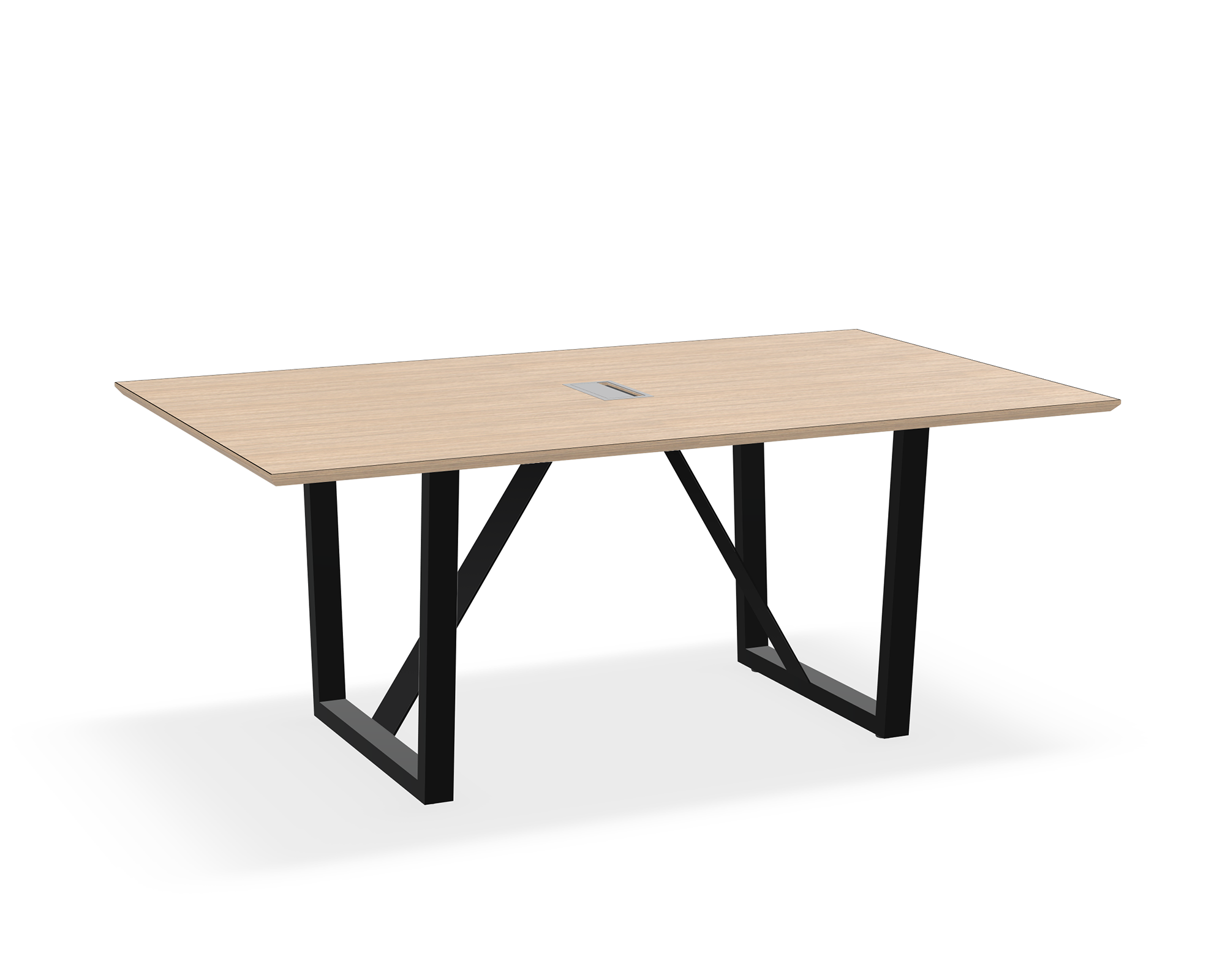 THREE60 Conference Table – Sleigh Leg