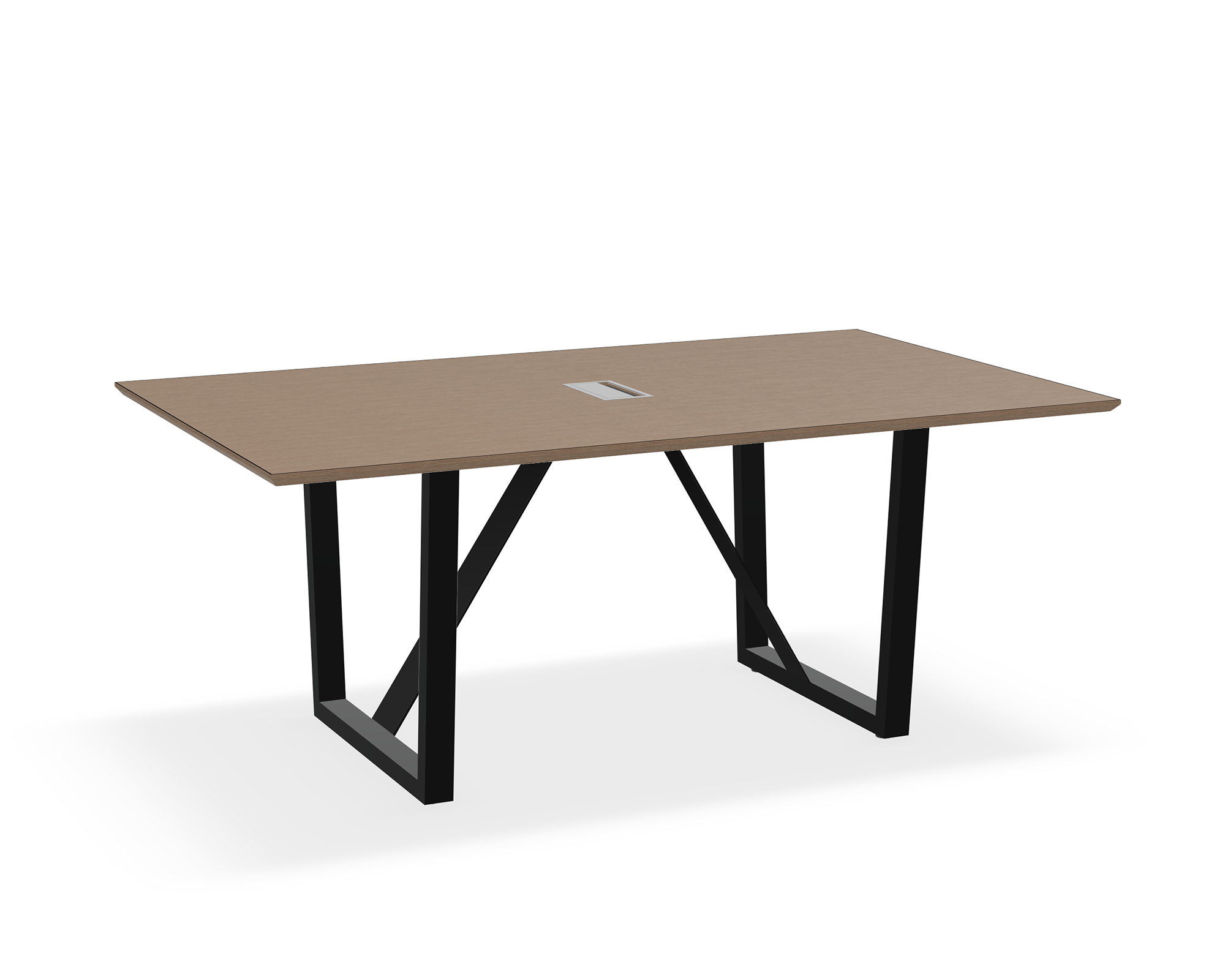 THREE60 Conference Table – Sleigh Leg