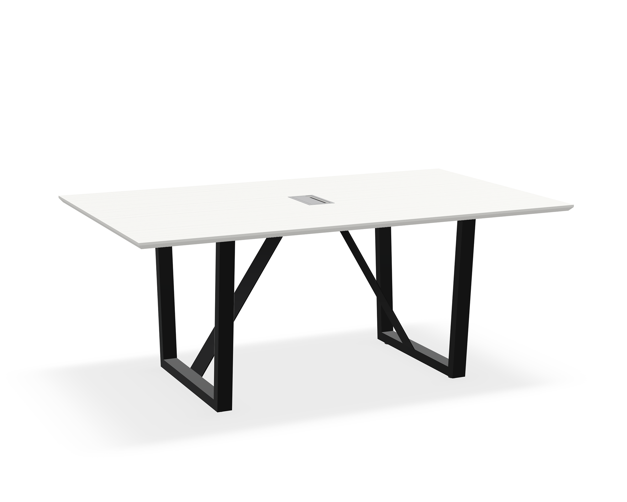 THREE60 Conference Table – Sleigh Leg