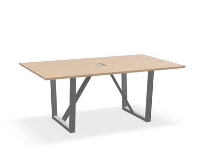 THREE60 Conference Table – Sleigh Leg