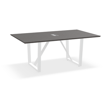 THREE60 Conference Table – Sleigh Leg