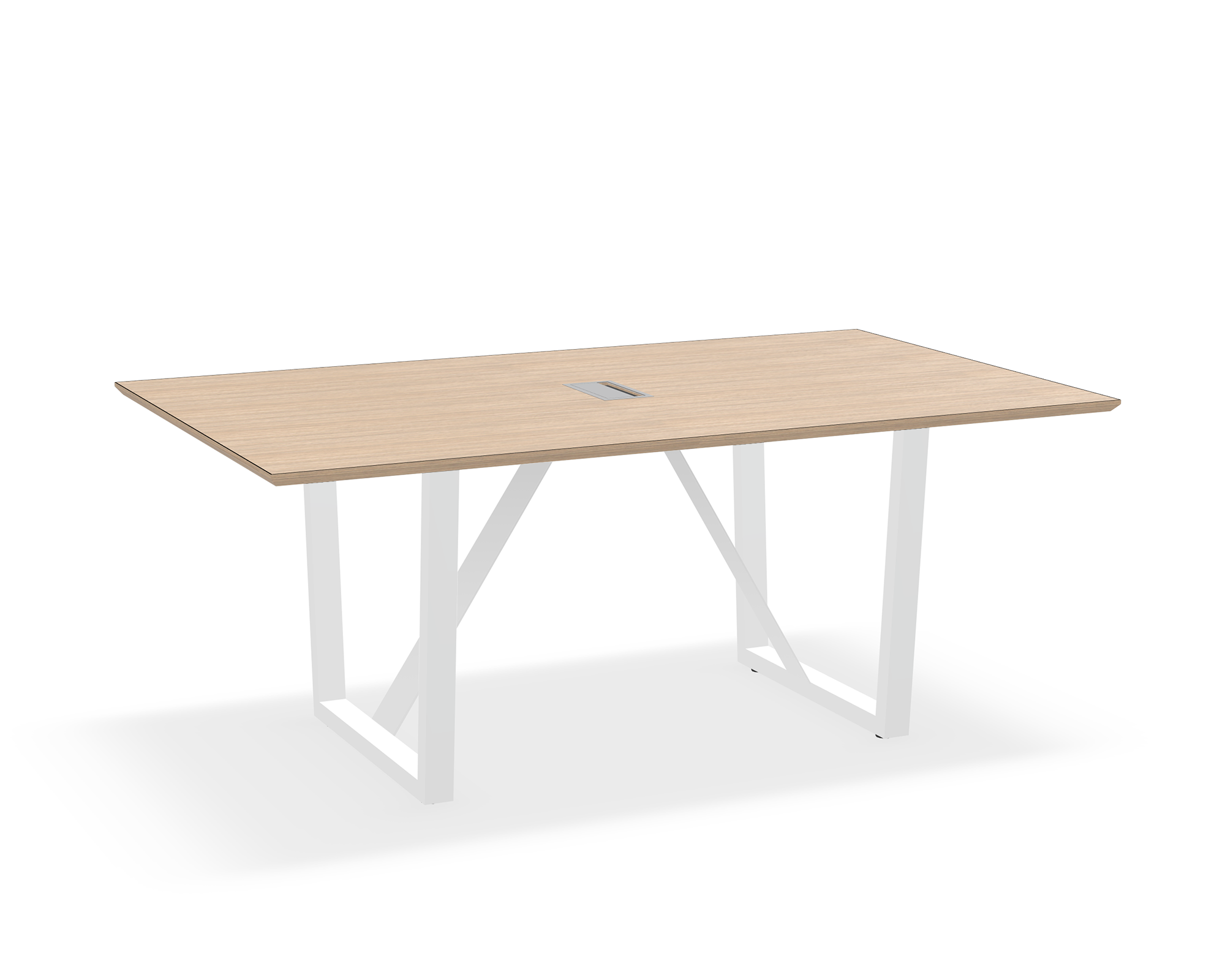 THREE60 Conference Table – Sleigh Leg