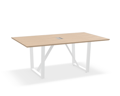 THREE60 Conference Table – Sleigh Leg