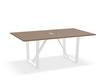 THREE60 Conference Table – Sleigh Leg