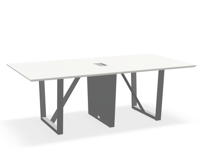 THREE60 Conference Table – Sleigh Leg