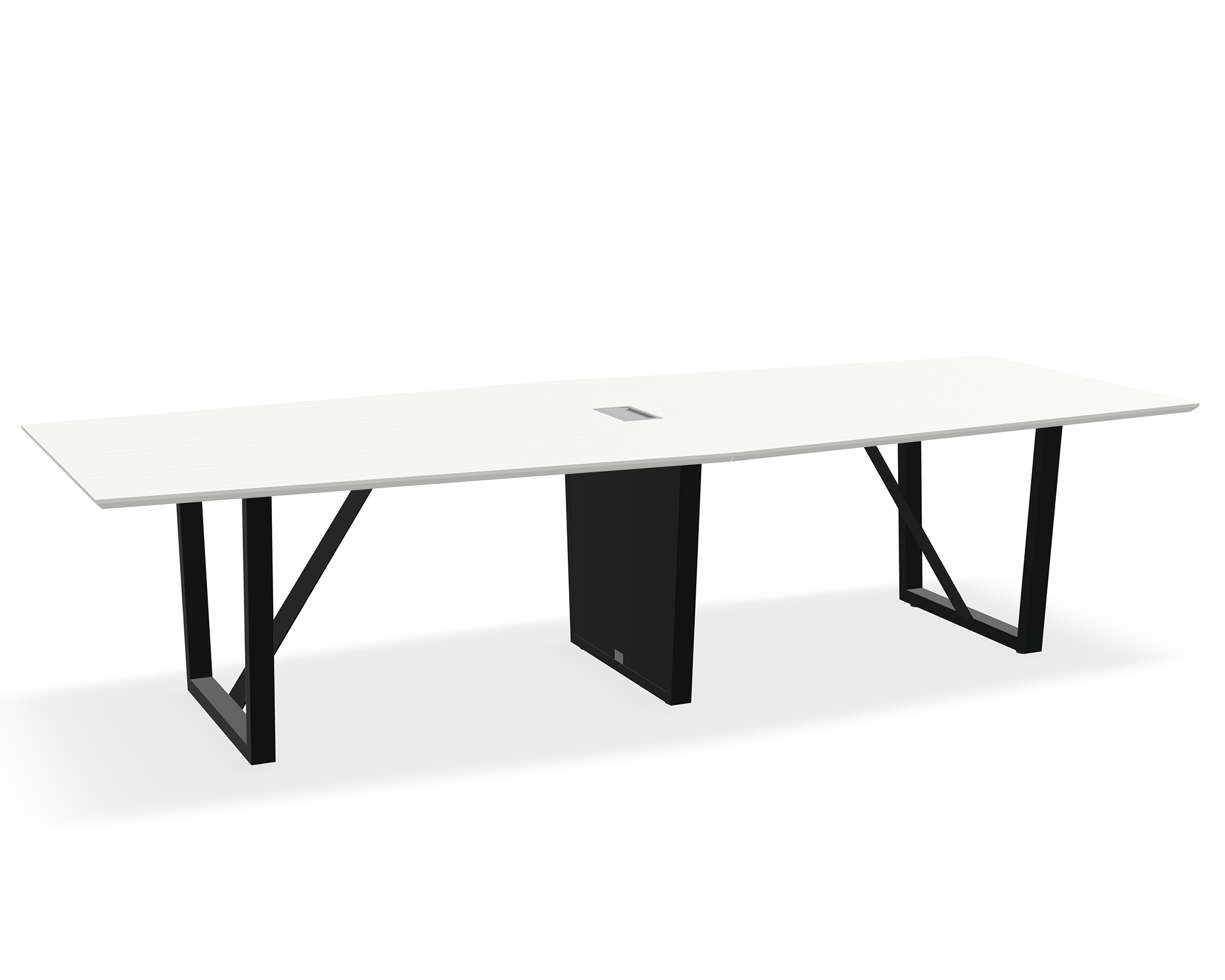 THREE60 Conference Table – Sleigh Leg
