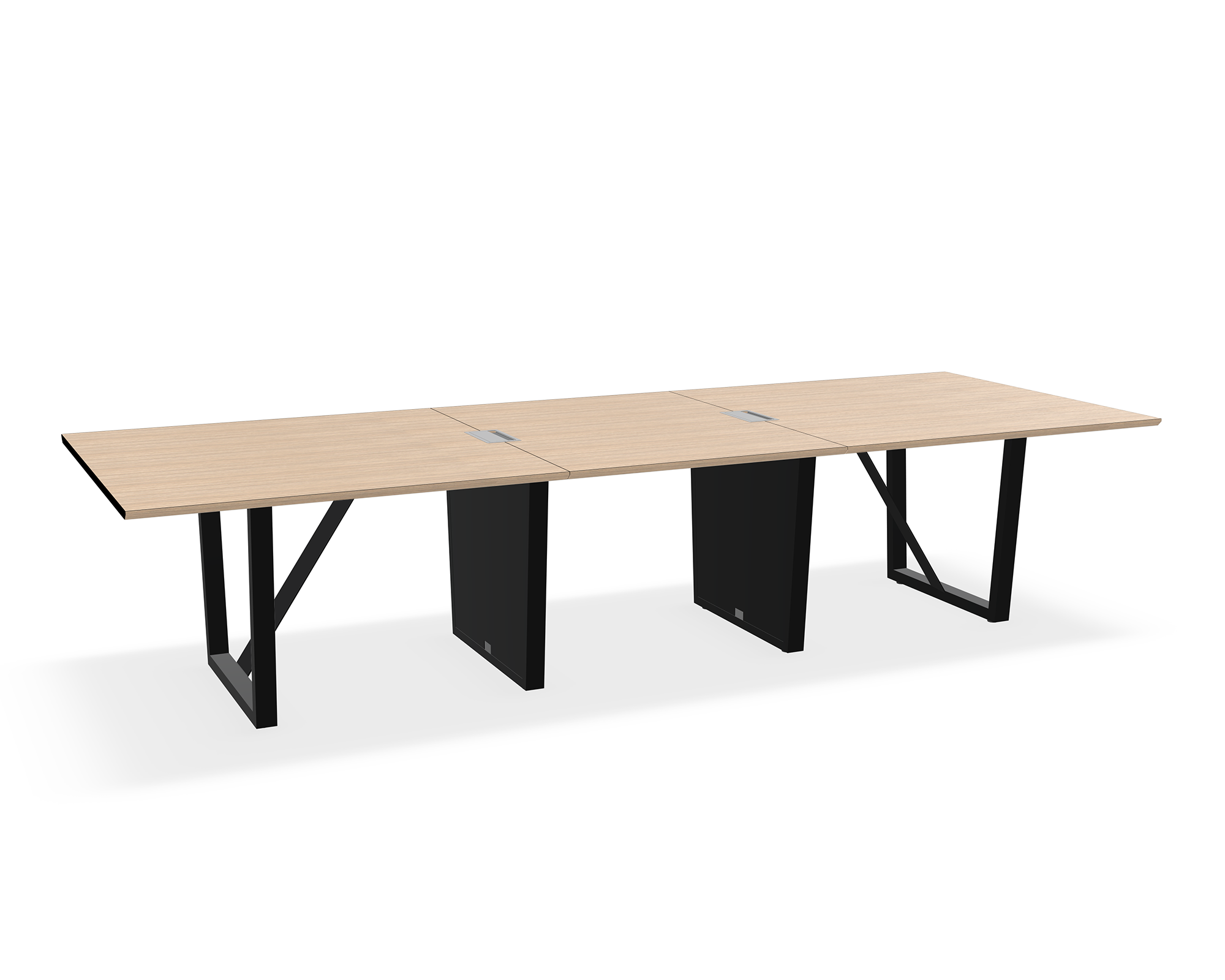 THREE60 Conference Table – Sleigh Leg