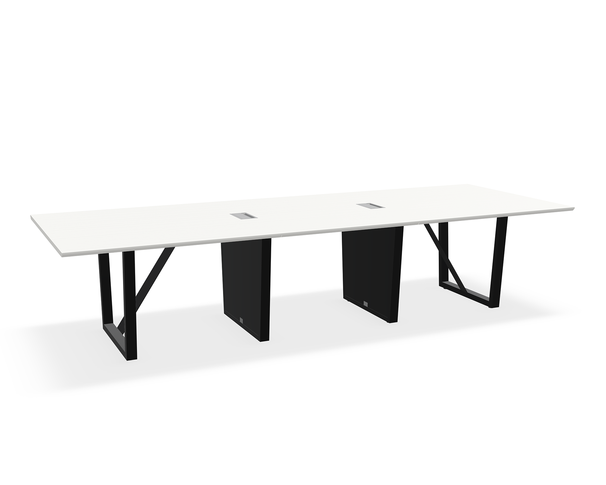 THREE60 Conference Table – Sleigh Leg