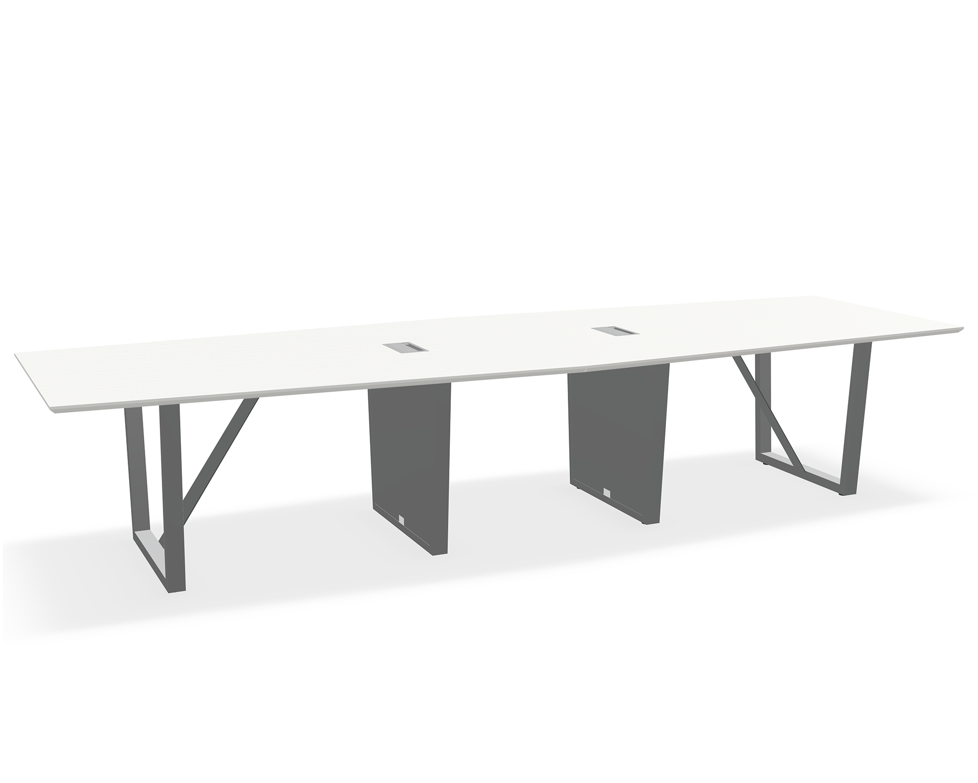 THREE60 Conference Table – Sleigh Leg