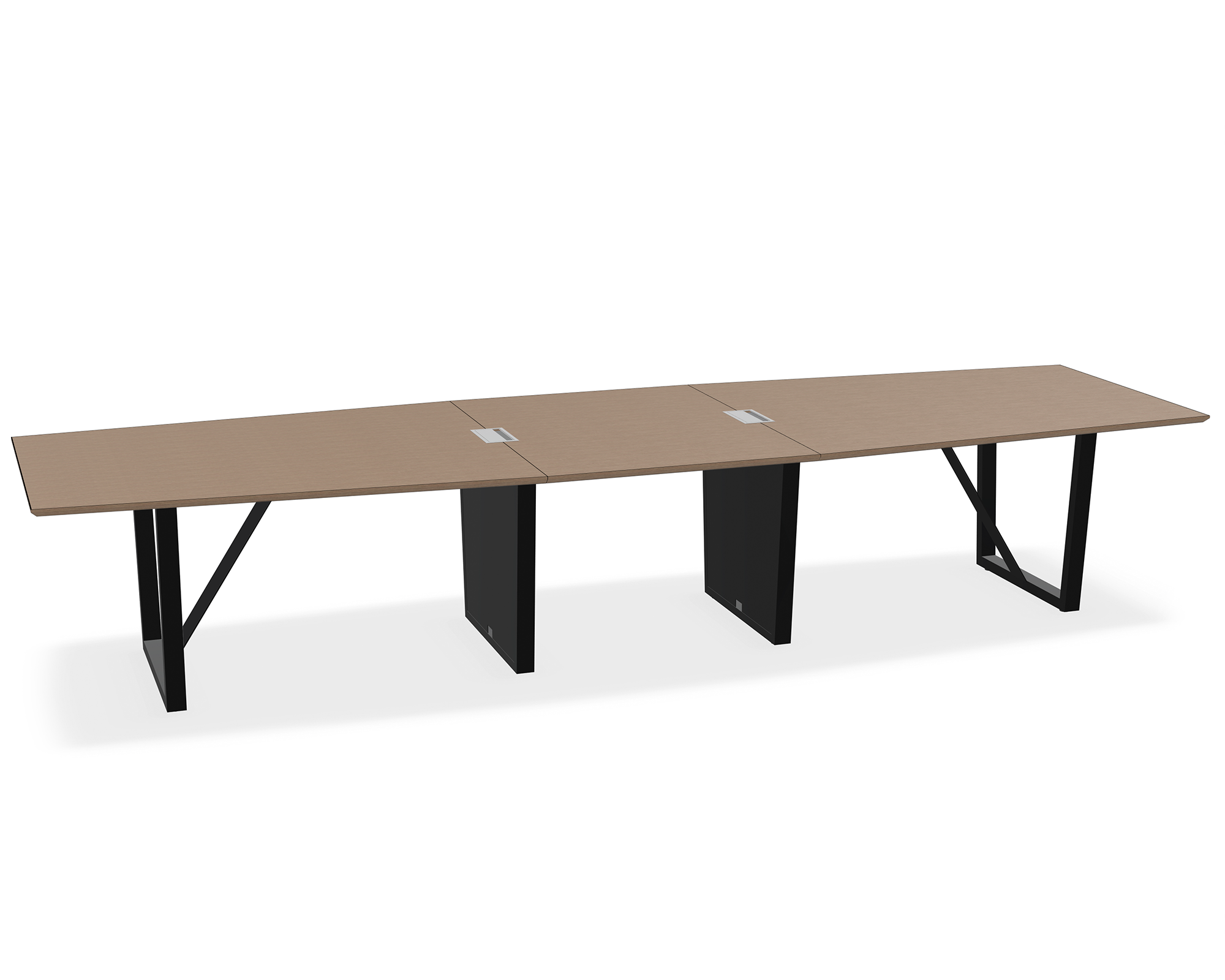 THREE60 Conference Table – Sleigh Leg