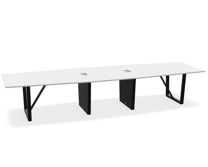 THREE60 Conference Table – Sleigh Leg