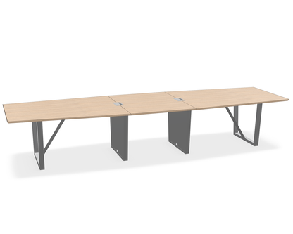 THREE60 Conference Table – Sleigh Leg