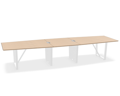 THREE60 Conference Table – Sleigh Leg