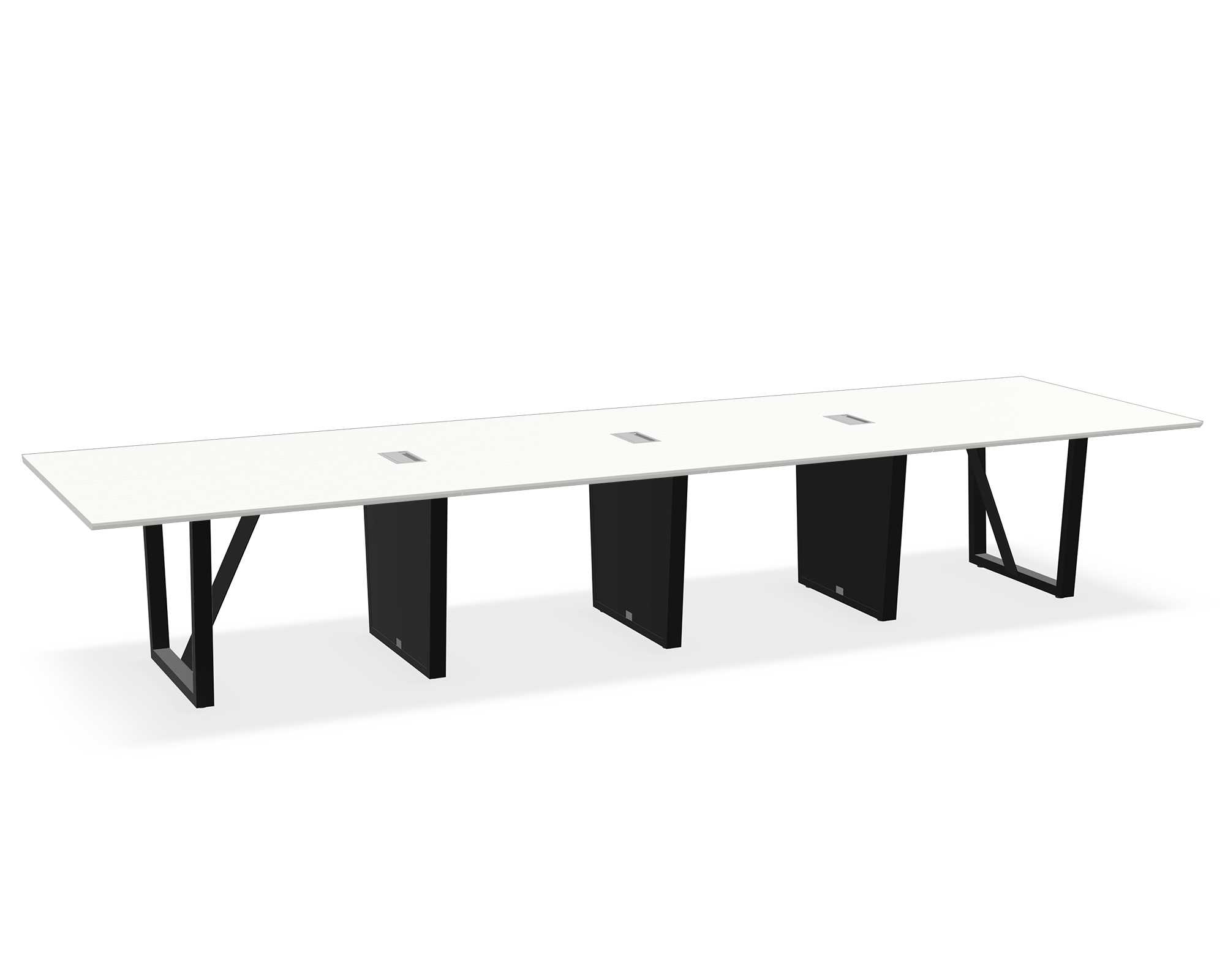 THREE60 Conference Table – Sleigh Leg