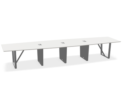 THREE60 Conference Table – Sleigh Leg