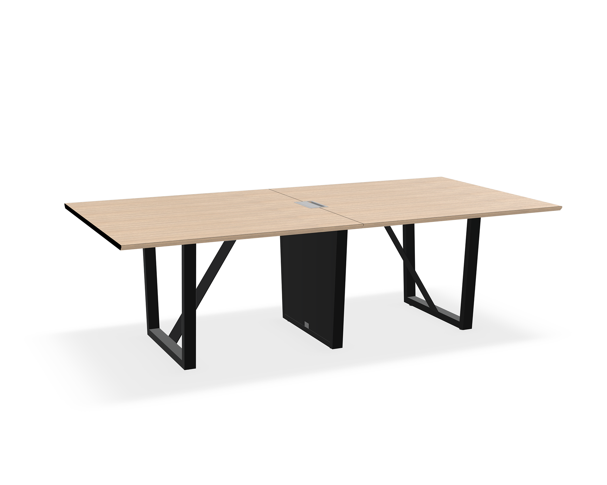 THREE60 Conference Table – Sleigh Leg