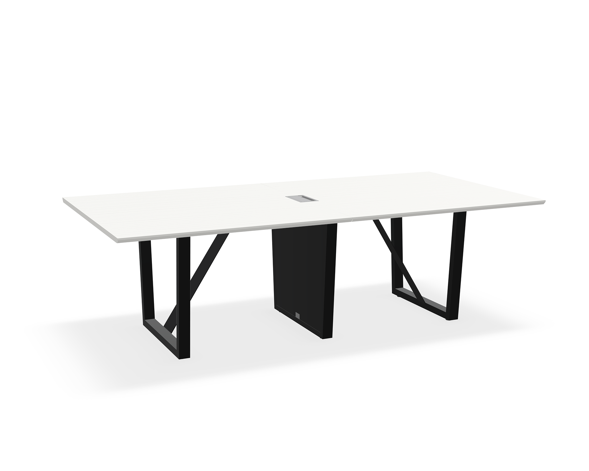 THREE60 Conference Table – Sleigh Leg