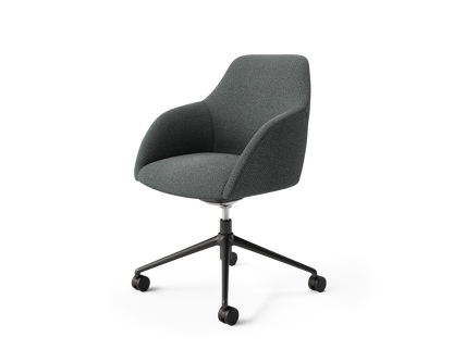 Wren Meeting Chair in Alloy with casters