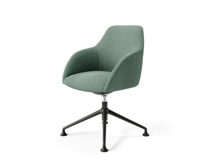 Wren Meeting Chair in Thyme with glides