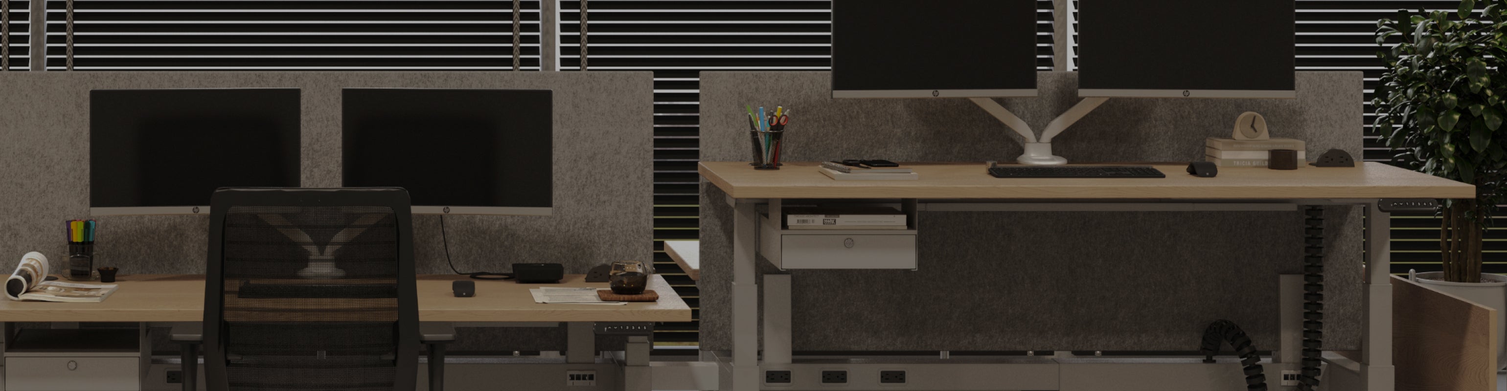 Adjustable-Height Desks