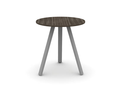 Round Angled-Leg Table – Standing Height