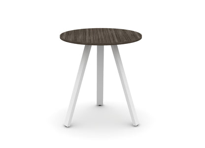 Round Angled-Leg Table – Standing Height