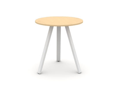 Round Angled-Leg Table – Standing Height