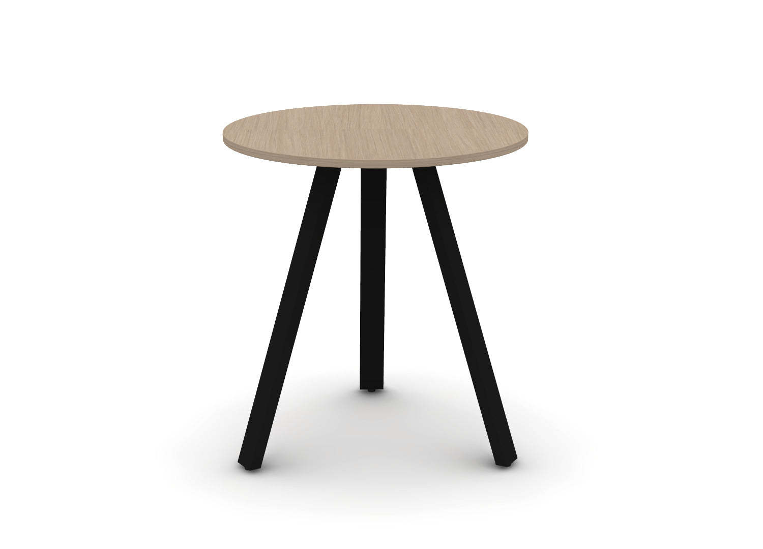 Round Angled-Leg Table – Standing Height