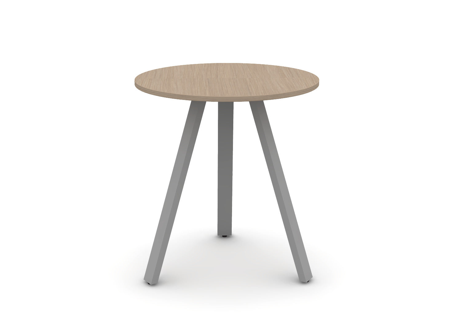 Round Angled-Leg Table – Standing Height