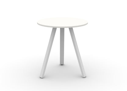 Round Angled-Leg Table – Standing Height