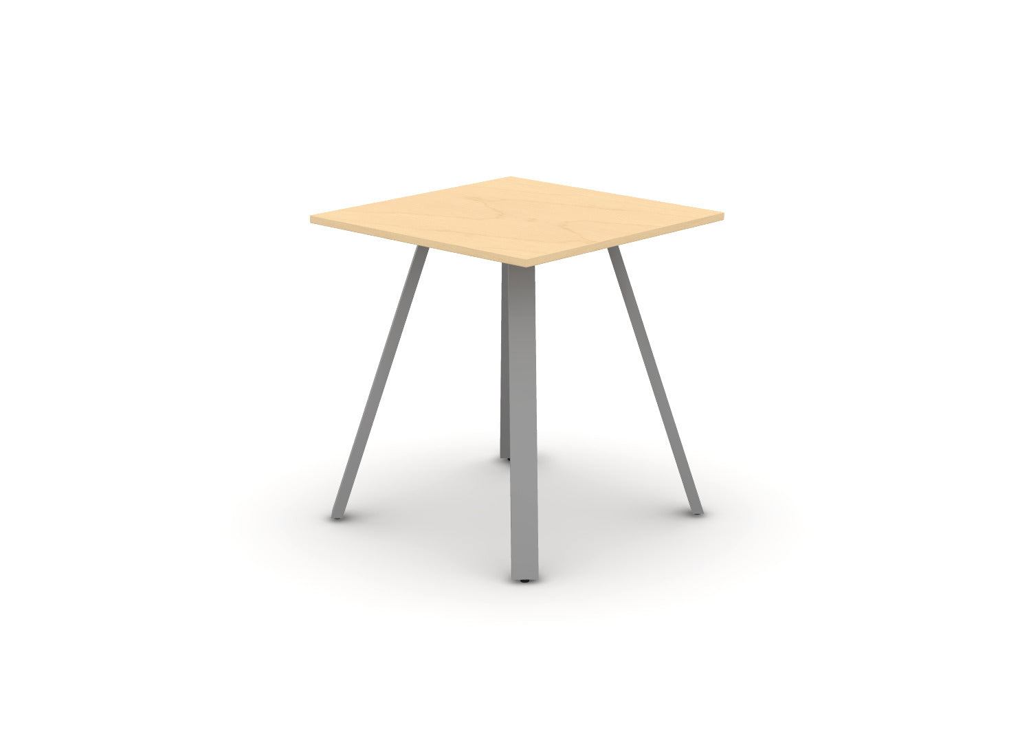 Square Angled-Leg Table – Standing-Height