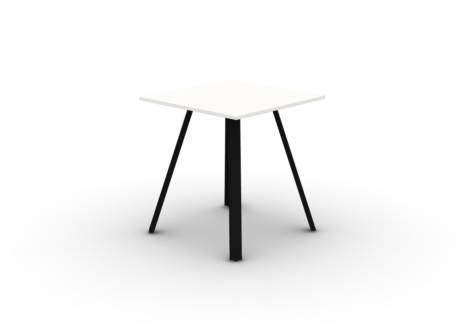 Square Angled-Leg Table – Standing-Height