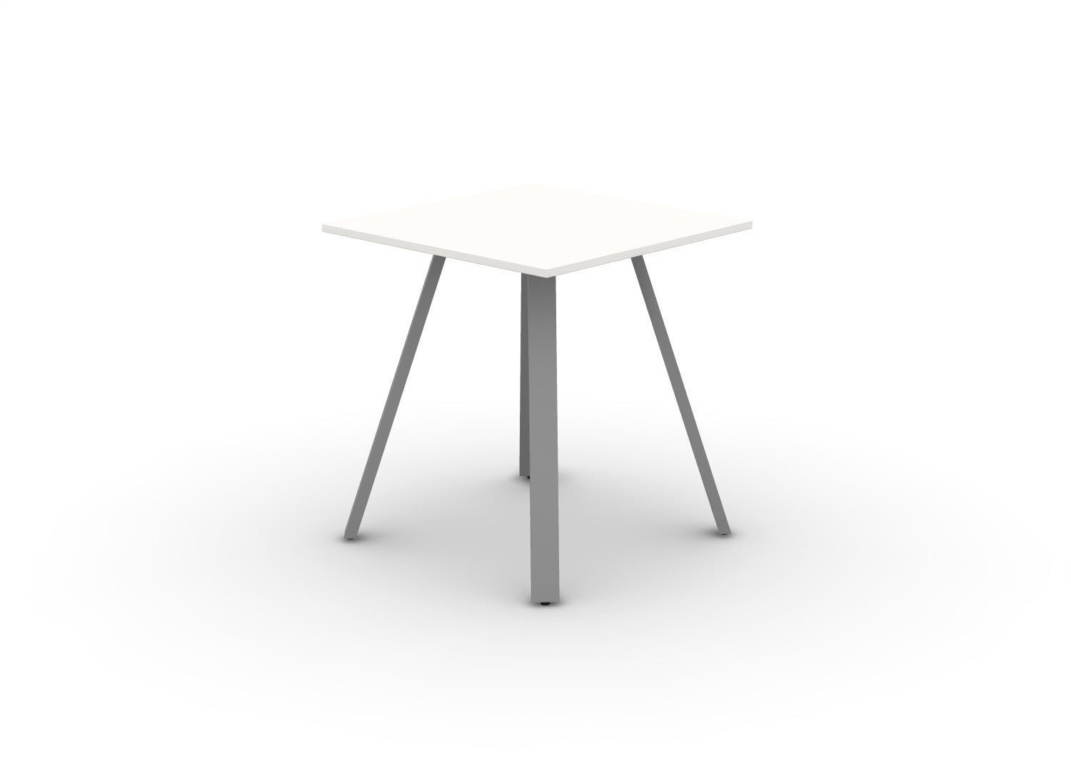 Square Angled-Leg Table – Standing-Height