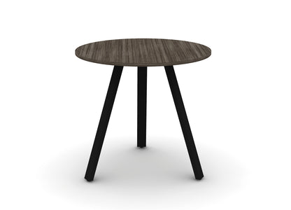 Round Angled-Leg Table – Standing Height