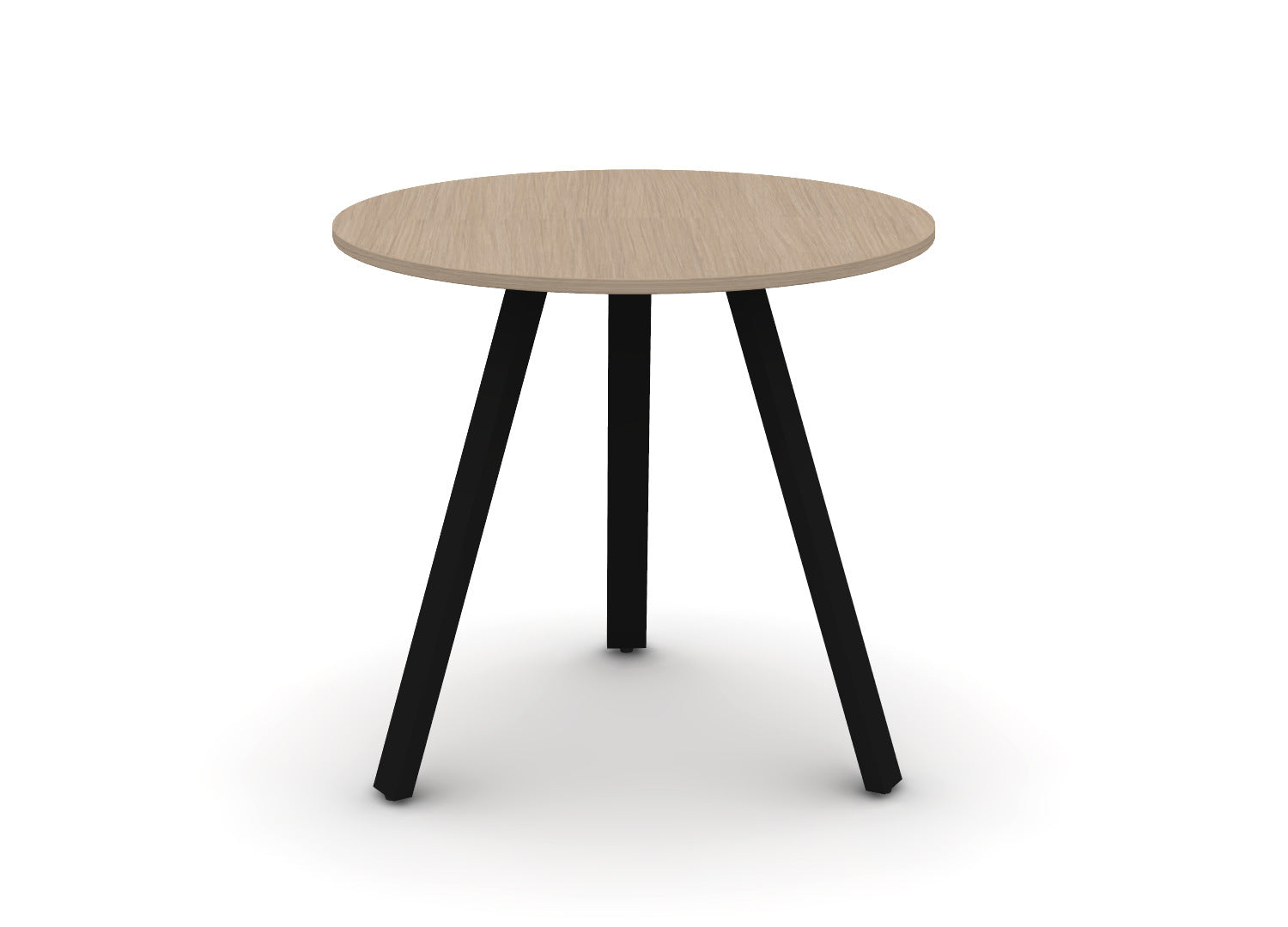 Round Angled-Leg Table – Standing Height