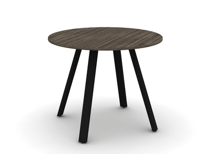 Round Angled-Leg Table – Standing Height