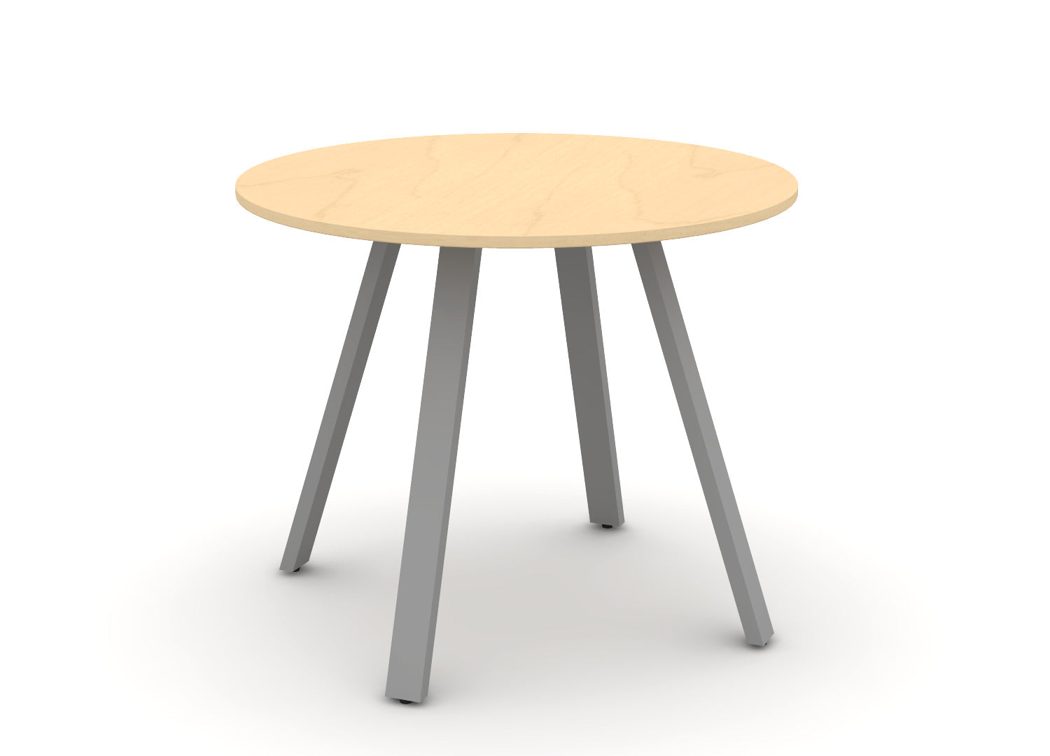 Round Angled-Leg Table – Standing Height