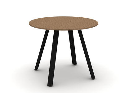 Round Angled-Leg Table – Standing Height