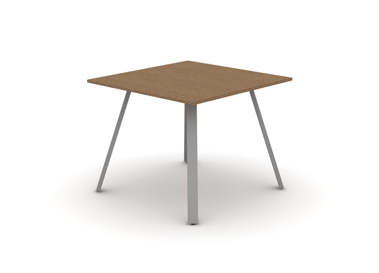 Square Angled-Leg Table – Standing-Height