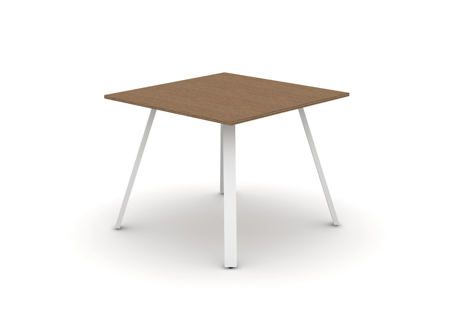 Square Angled-Leg Table – Standing-Height