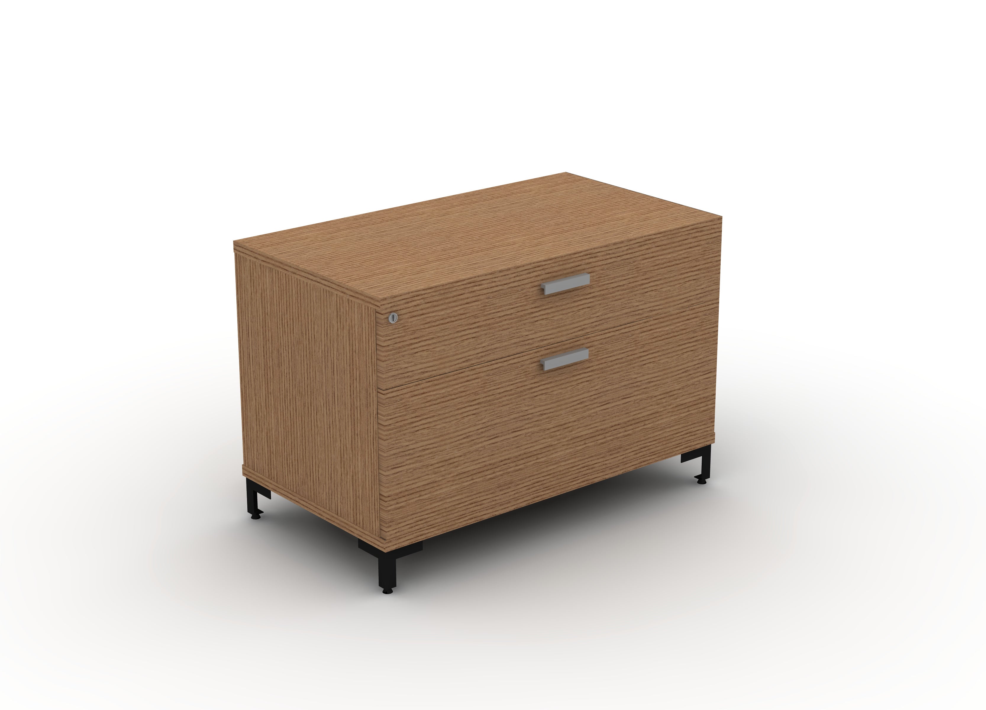 美品 LaVieNS350/GAB【office】 Laminate Low Box/File Lateral | Juniper | Office Furniture