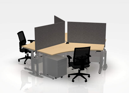 120 Think Pod Desk Bundle (sit to stand) - Pod of 3