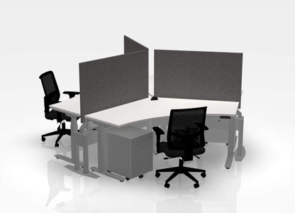 120 Think Pod Desk Bundle (sit to stand) - Pod of 3