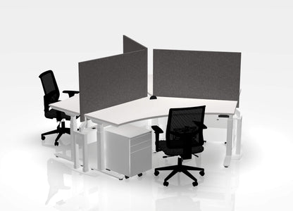 120 Think Pod Desk Bundle (sit to stand) - Pod of 3