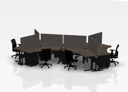 120 Think Desk Bundle (sit to stand) - Pod of 6