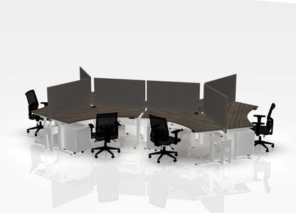 120 Think Desk Bundle (sit to stand) - Pod of 6