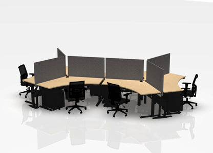 120 Think Desk Bundle (sit to stand) - Pod of 6