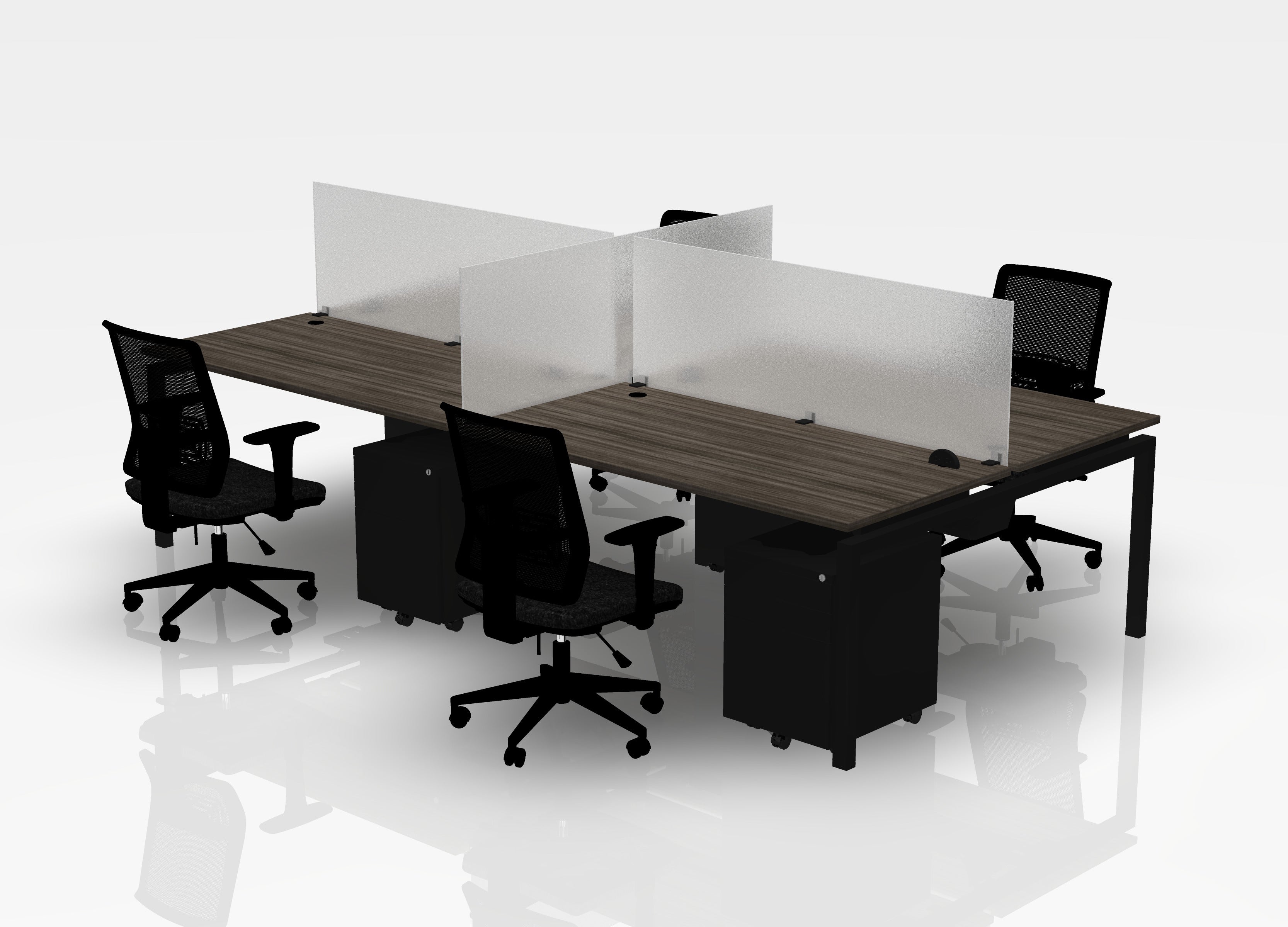 30" Jot Desk Bundle - Pod of 4