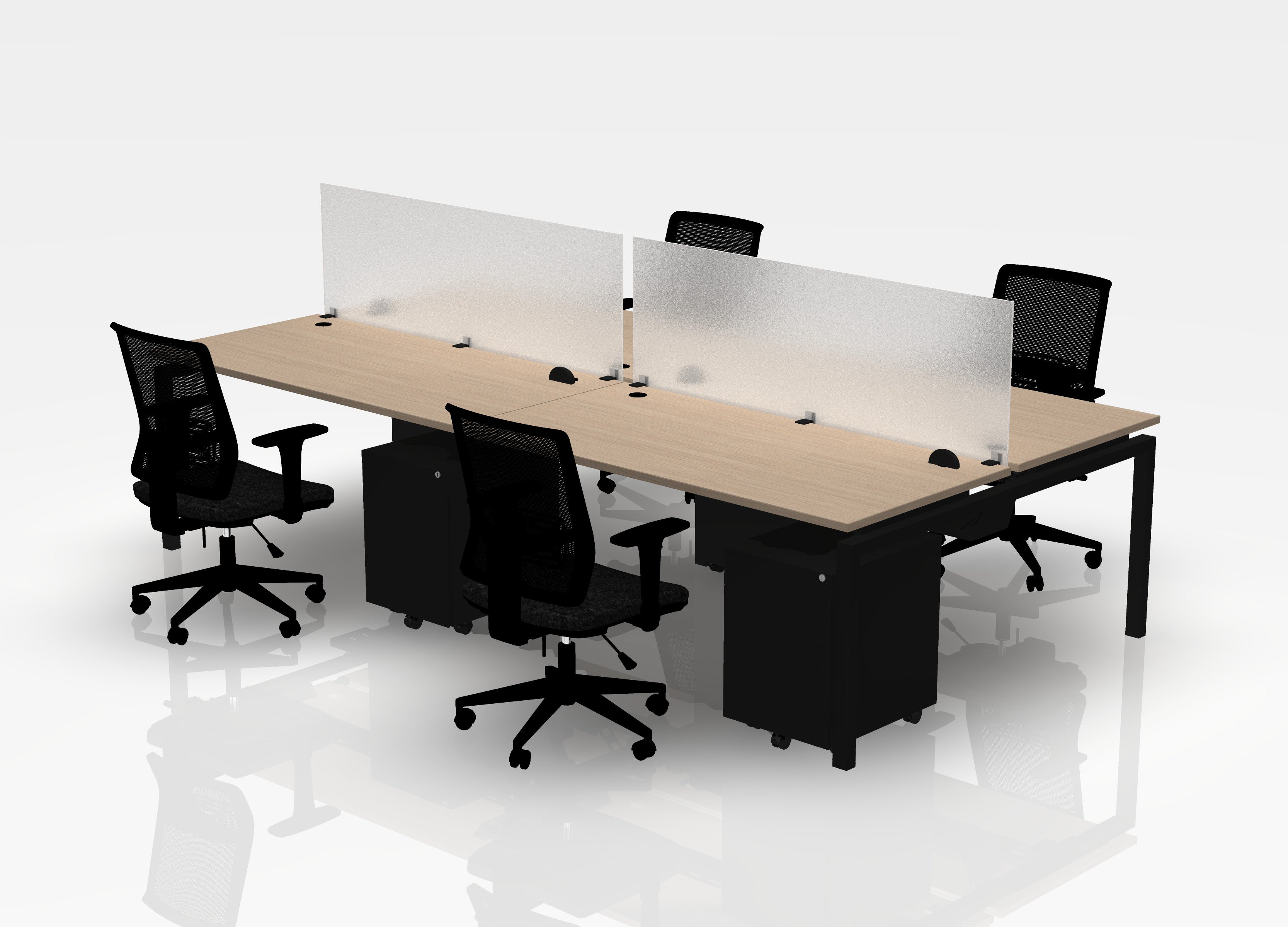 24" Jot Desk Bundle - Pod of 4